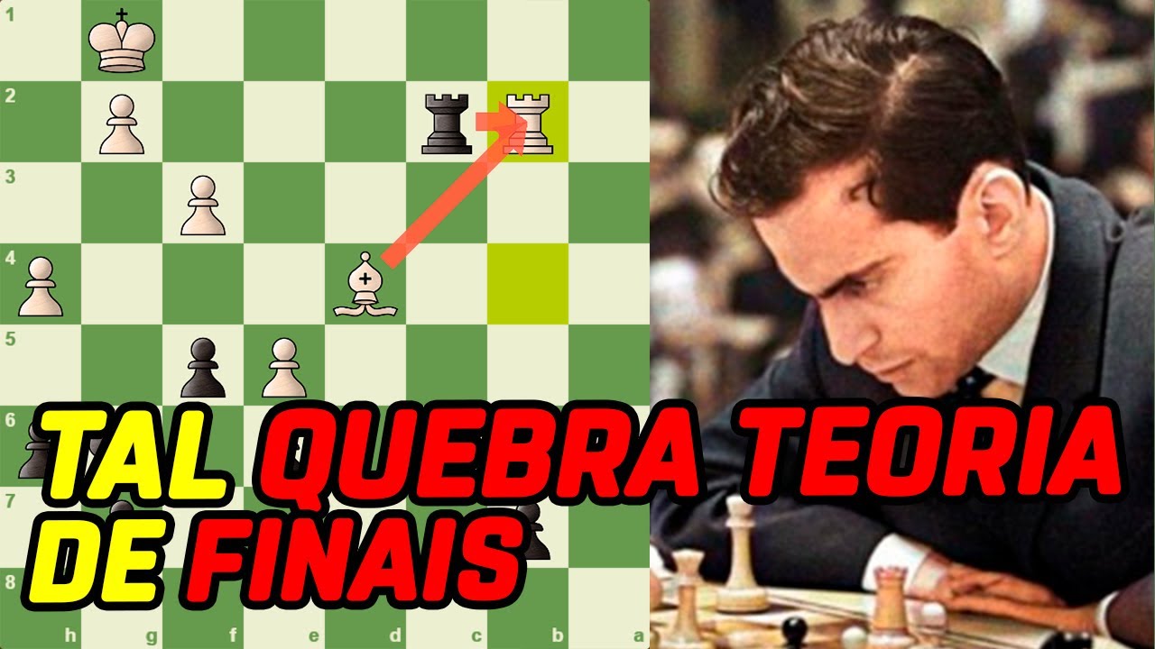 Uma partida INCRÍVEL entre 2 MAGOS do xadrez! Mikhail Tal encara outro  feiticeiro 