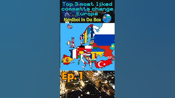 Top 3 most liked comments change Europe 🇪🇺 (Ep. 1) #shorts #europe #map #geography #comment