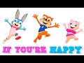 If youre happy and you know it  best nursery rhymes for kids  woohoo rhymes 4k