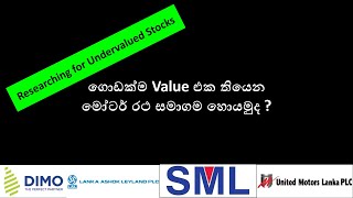 Most undervalued motor company | Value_Investing | SL Equity Guide