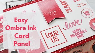 Ombre Ink Backgrounds - Valentines Day Card Series 2020 - Day 2