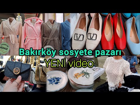 Yeni video‼️ bakırköy sosyete pazarı ‼️ kıyafet alışverişi | ayakkabı alışverişi | pazar turu