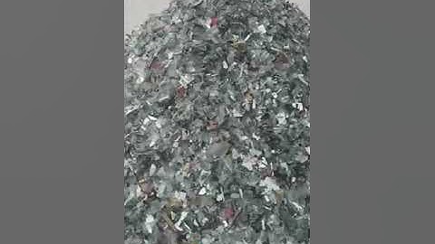 glass recycling line, using VSEE glass optical sorting machine