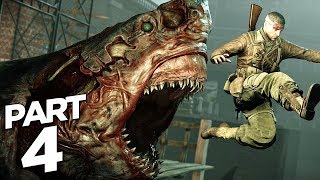 ZOMBIE ARMY 4 DEAD WAR Walkthrough Gameplay Part 4 - ZOMBIE SHARK (FULL GAME)