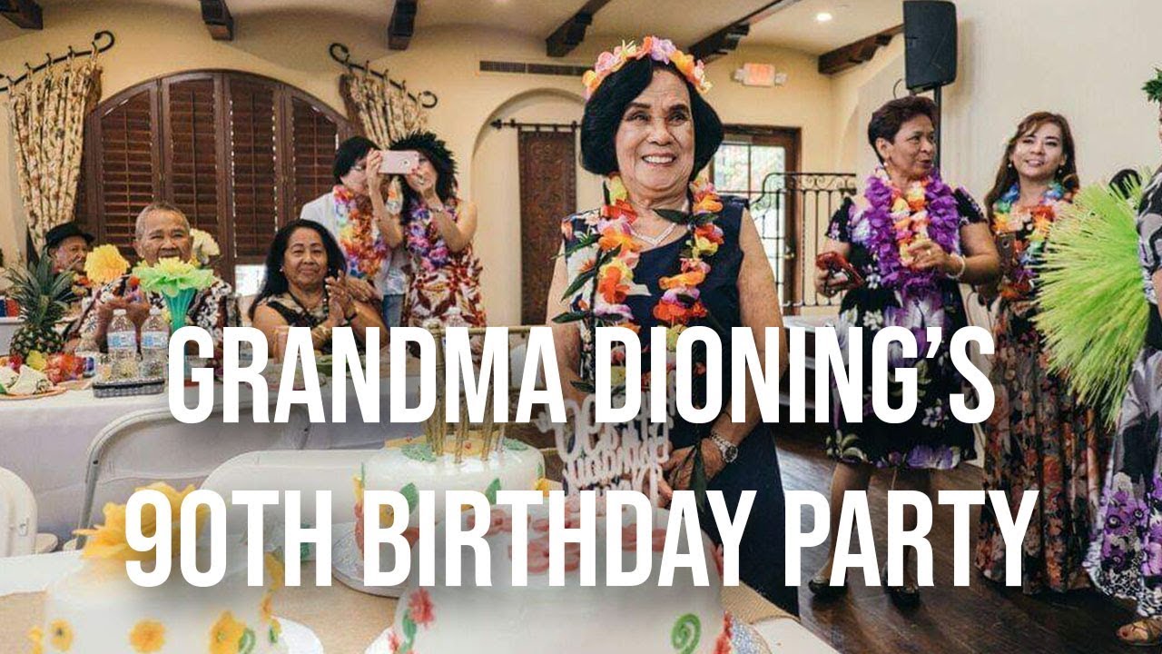 camera iphone 8 plus apk Grandma Dioning 90th Luau Birthday Party // Shot on GH5