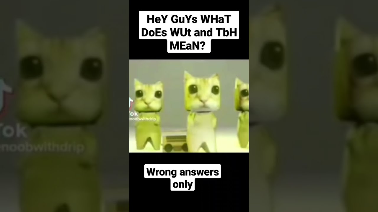 What Does Wut And Tbh Mean 