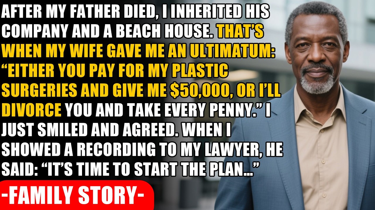 After my father died, I inherited his company and a beach house. That’s when my wife gave me an...
