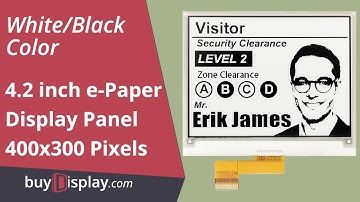 4.2" inch ePaper 400x300 e-Ink Display Panel White/Black Color