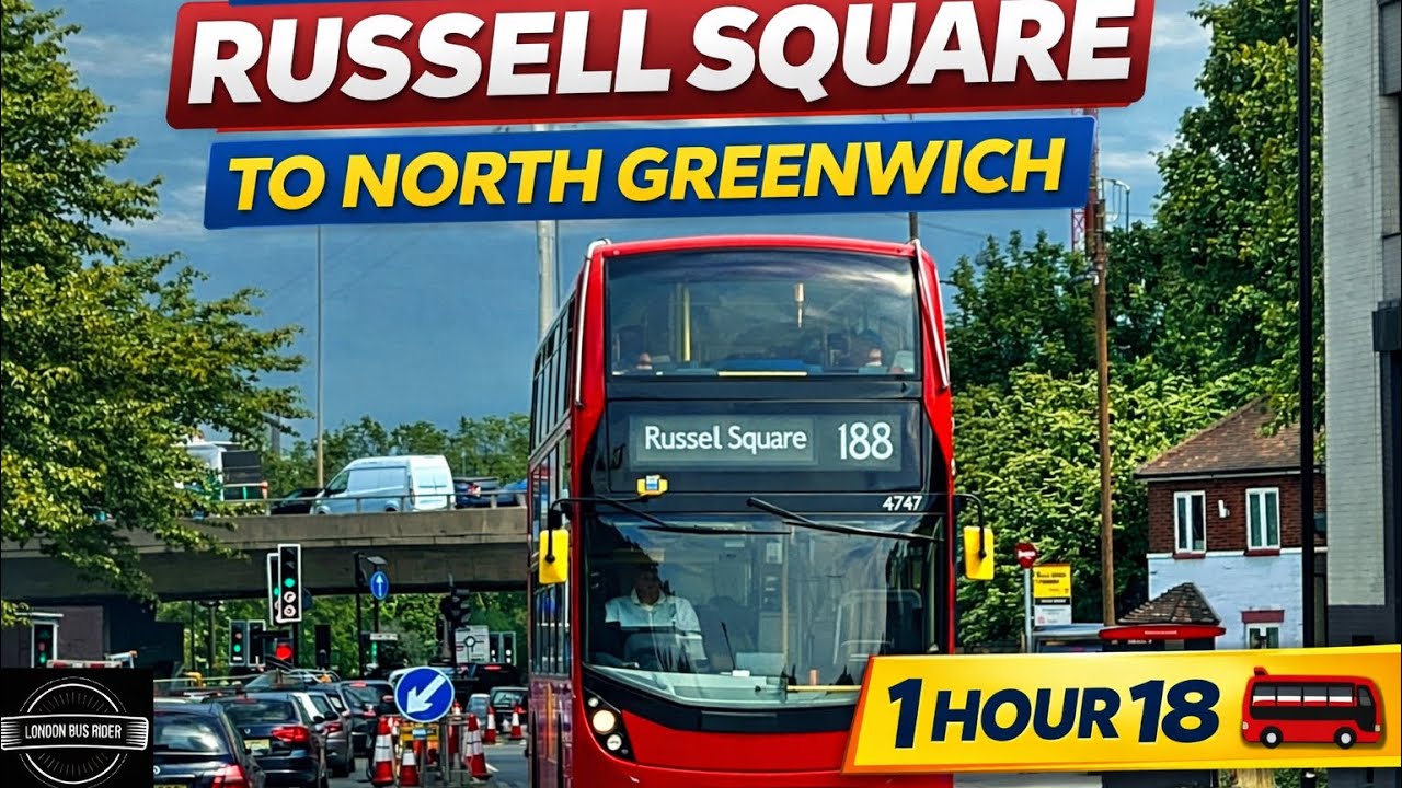 I rode most tourist popular LONDON  BUS 188 Join me on board