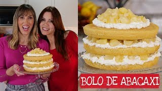 BOLO DE ABACAXI COM COCO I com minha Mãe I Receitas e Temperos