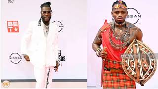 Hapa Ndipo Burna Boy Alipo Mfunika Mond na Wiz Kid Tuzo za BET Awards