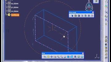 Catia tutorial 6: View Toolbar