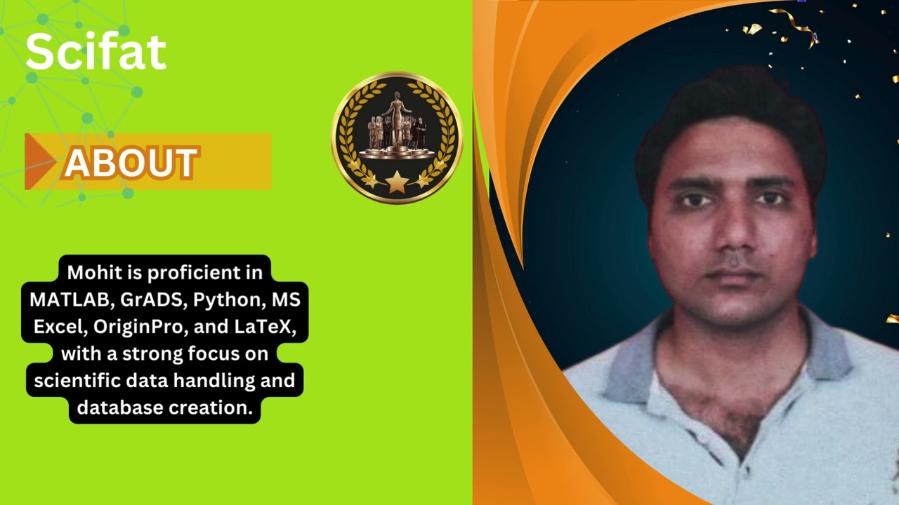 Mr. Mohit Kumar | Indian Institute of Tropical Meteorology | India |  Best Researcher Award