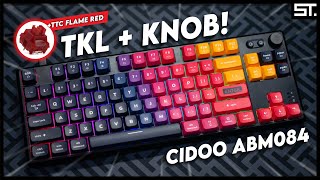 TKL with a KNOB! CIDOO ABM084 Unboxing & Review - TTC Flame Red | Samuel Tan