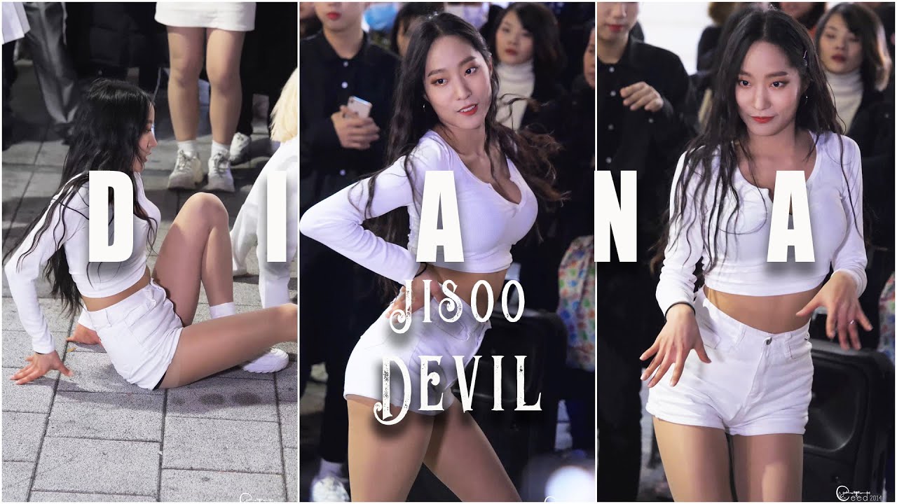 200126 댄스팀 다이아나 DIANA 지수 'Devil 데빌' @홍대버스킹 4K 60P 직캠