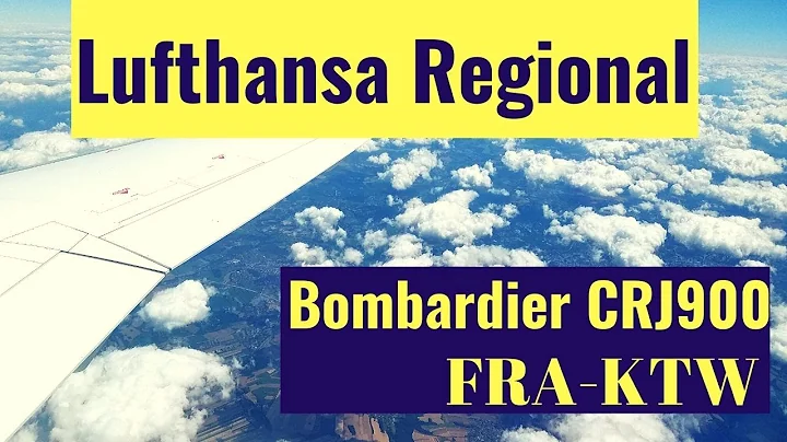 Lufthansa Regional Cityline Bombardier CRJ900 Economy FLIGHT REPORT ✈ LH 1356 Frankfurt – Katowice ✈