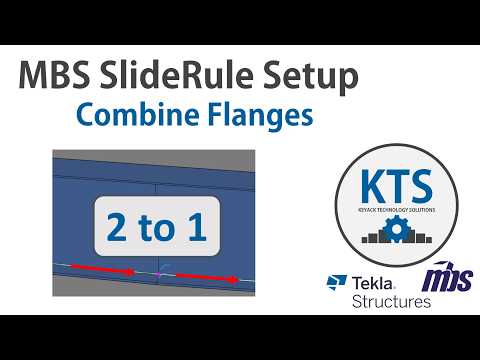 MBS SlideRule Setup - Combine Flanges to Polybeam