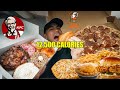 12,500 CALORIE FULL DAY OF CHEATING | LITTLE CAESARS STUFFED CRUST PIZZA | PINK DONUTS | KFC