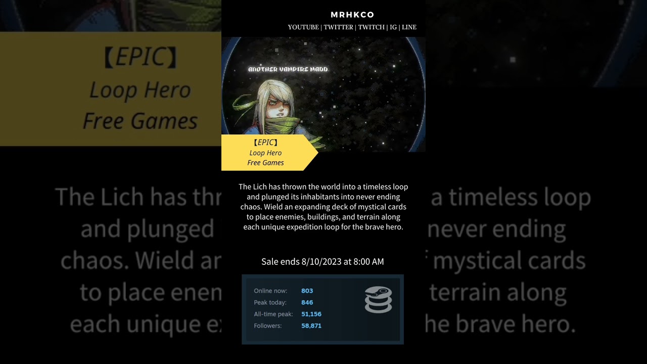 【EPIC】Loop Hero | Free Game 