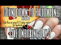 Unboxing Beautometry Countdown to Halloween Box Day 3 Nail Art Stamping Plate Live Swatches