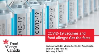 Webinar: COVID-19 vaccines and food allergy: Get the facts