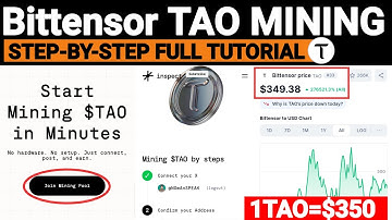 Bittensor TAO Mining & Add Wallet Address For Claim Step-By-Step Guide | Inspect Tao Mining Tutorial