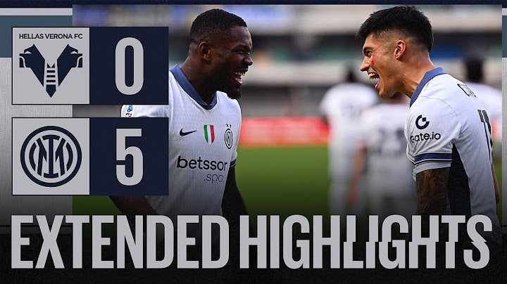 A FIVE-STAR SHOW ⭐ | H. VERONA 0-5 INTER | EXTENDED HIGHLIGHTS 📺⚫🔵