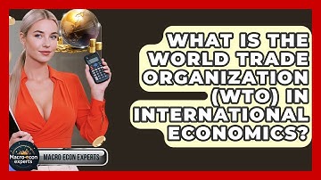 What Is The World Trade Organization (WTO) In International Economics? - Macroecon Experts