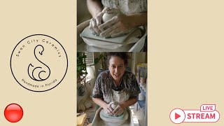 Live🔴 Making Cheese Plates - Vertical Stream - Swan City Ceramics