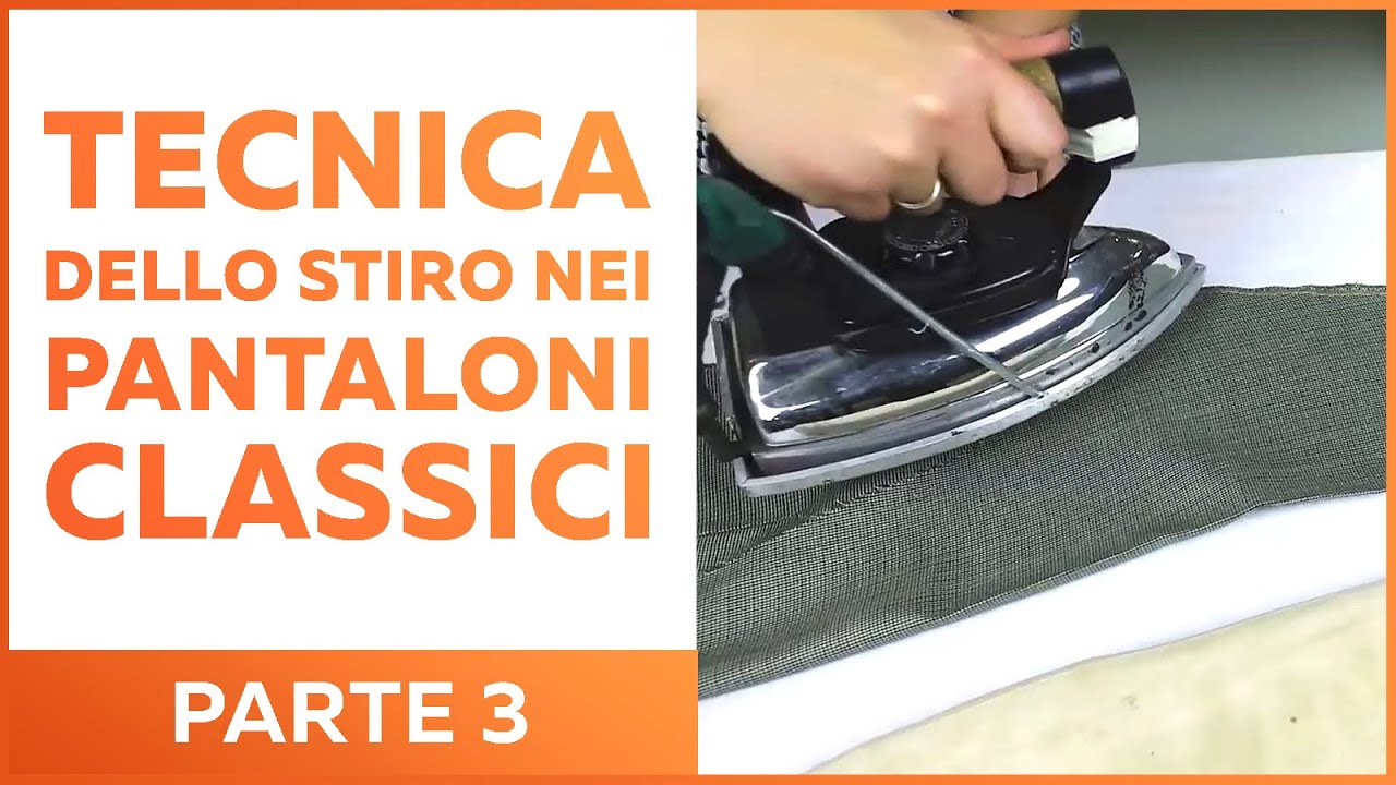 Tecnica dello stiro pantaloni classici da donna. Parte 3. Trucchi nella realizzazione del pantalone.