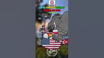 Top 10 countries where my viewers are from|#europe #geography #mapping #mapper #map #mapguide