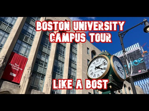 boston university tour youtube