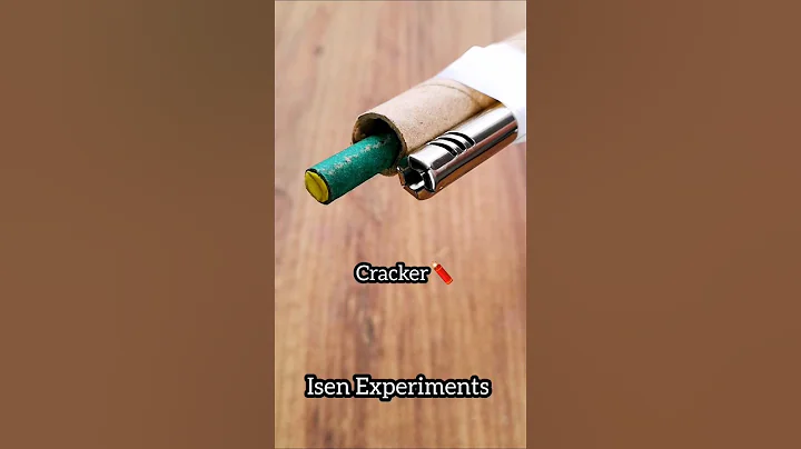 DIY Cracker Toy Shotgun Trick #experiment #firecrackers #fireworks #crackers #lifehack