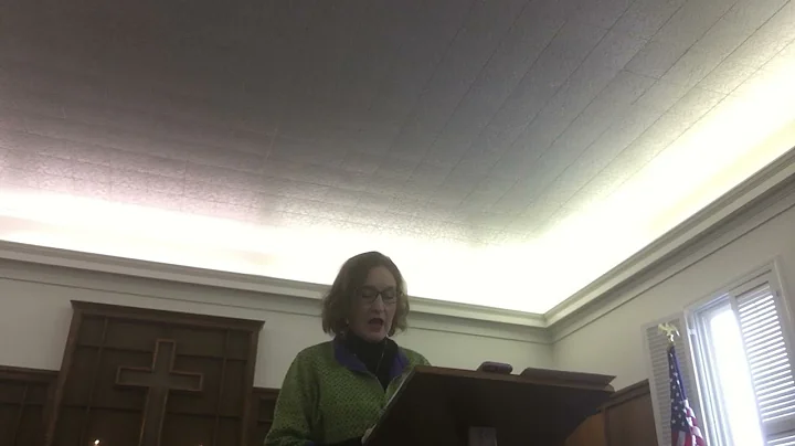 Sister Bobbie Howells Message - Harriston UMC - Ja...