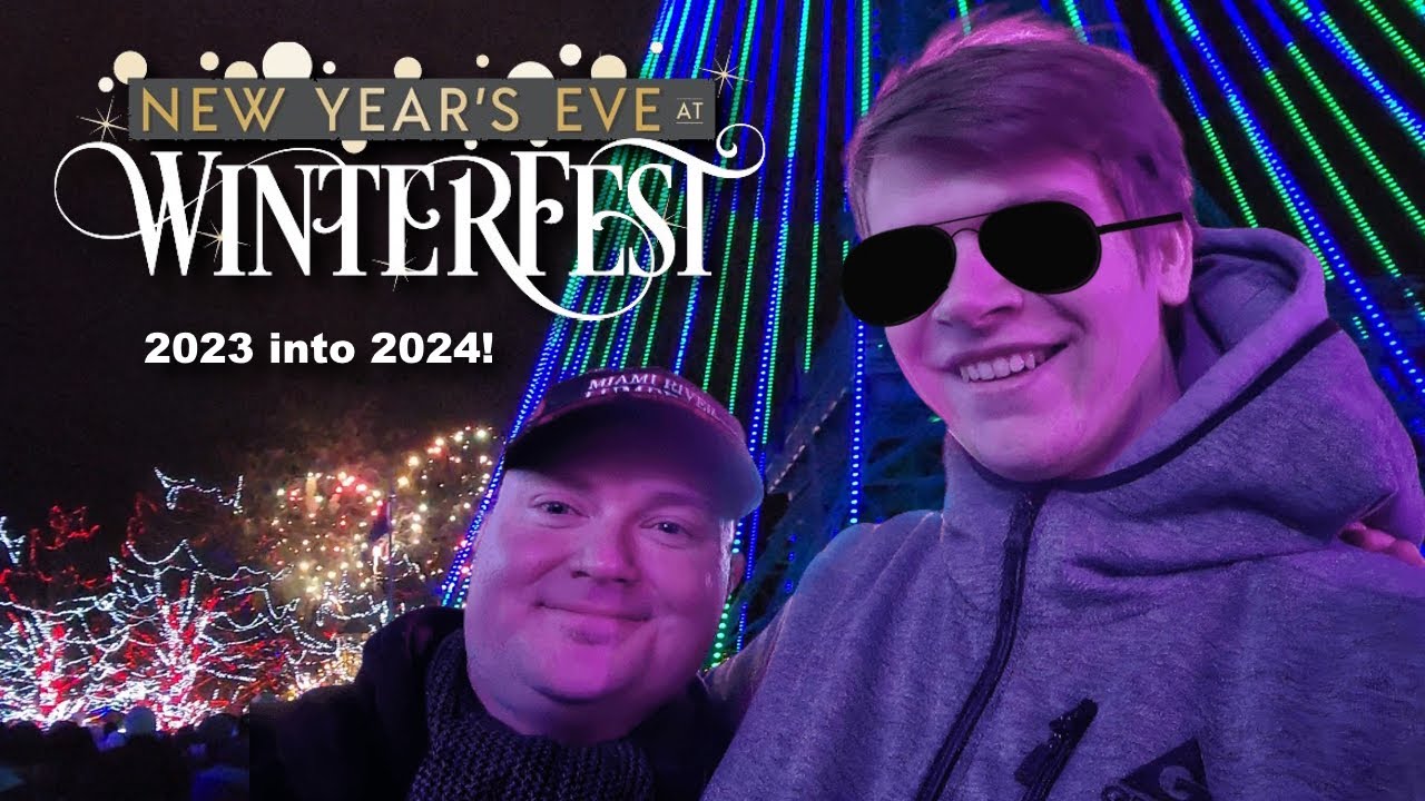 New Years Eve 2023 at Kings Island! Kings Island Winterfest Vlog 2023/2024