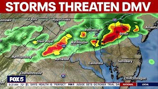 DC weather: Storms threaten DMV Wednesday