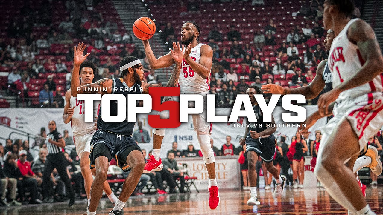 UNLV Basketball Top 5 Plays vs Southern 1182022 YouTube