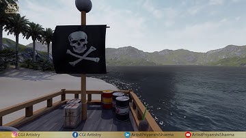 Ship Walkthrough || Autodesk Maya || Lumion