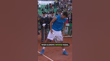 When Djokovic Imitates Nadal at French Open 😬