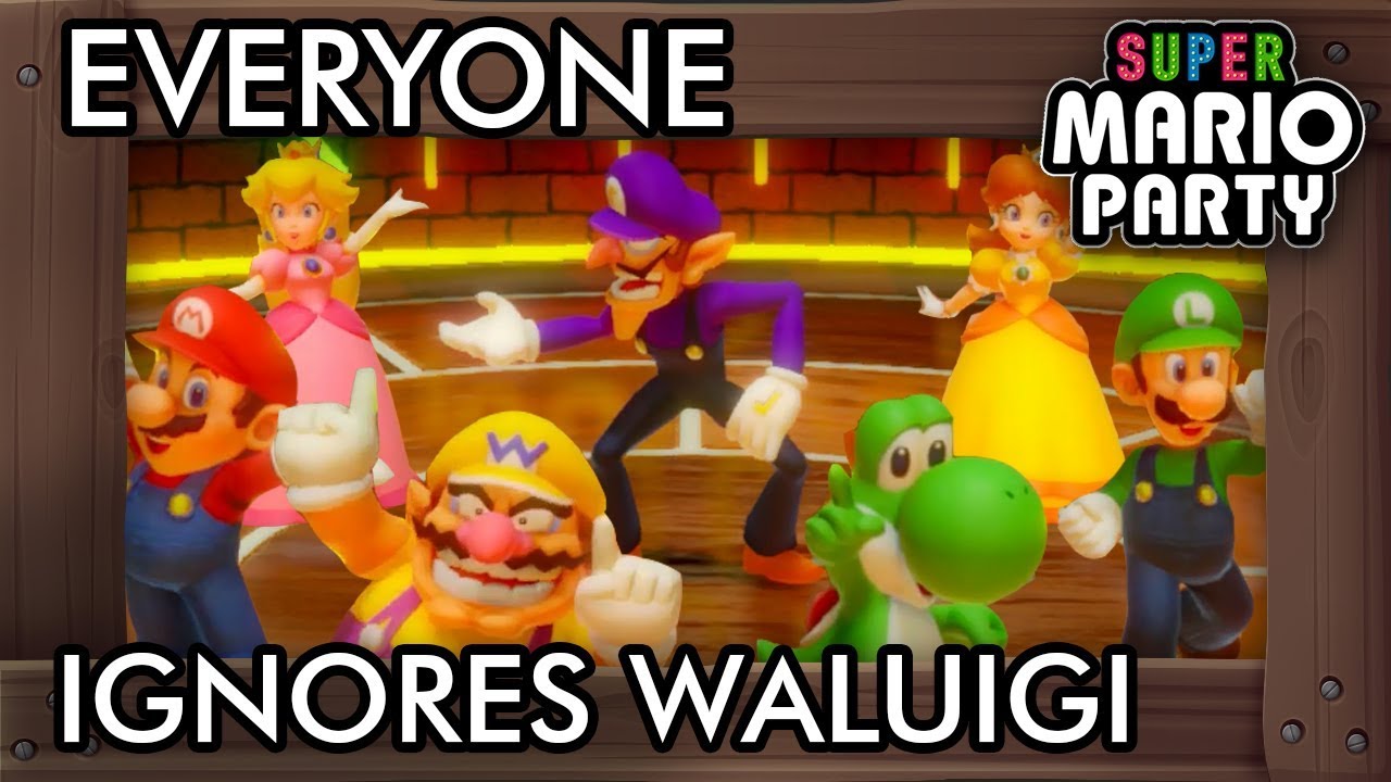 Super Mario Party - Everyone Refuses to High Five Waluigi super smash bros ultimate waluigi deviantart