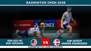 Goh Sze Fei Nur Izzuddin vs Kim Astrup Anders Skaarup Rasmussen Japan Open 2026 Badminton Goh Sze Fei Nur Izzuddin vs Kim Astrup Anders Skaarup Rasmussen Japan Open 2026 Badminton