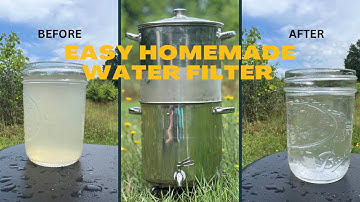 Easy DIY Homemade Water Filter | 10-minutes to Build | #farming #homestead  #offgrid #diy