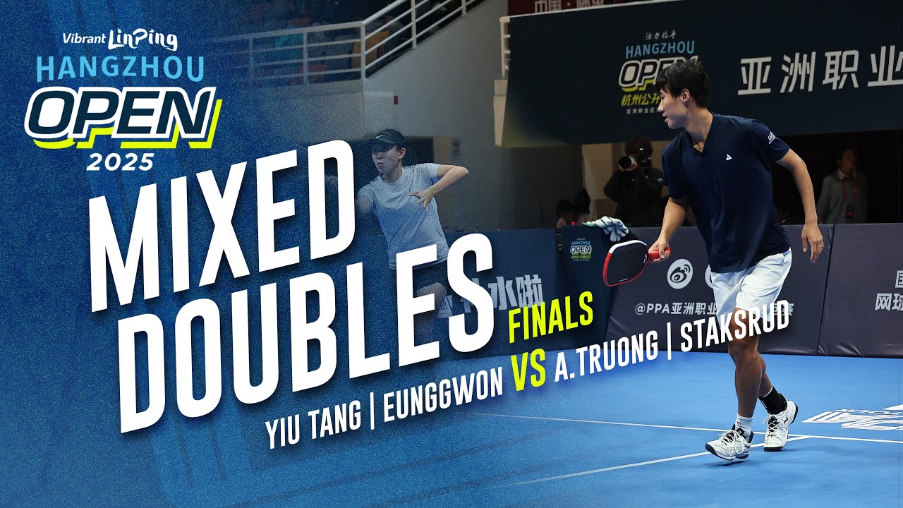 Тан/Ким против Чыонг/Стаксруд - Финал смешанного парного разряда | Vibrant Linping Hangzhou Open ...