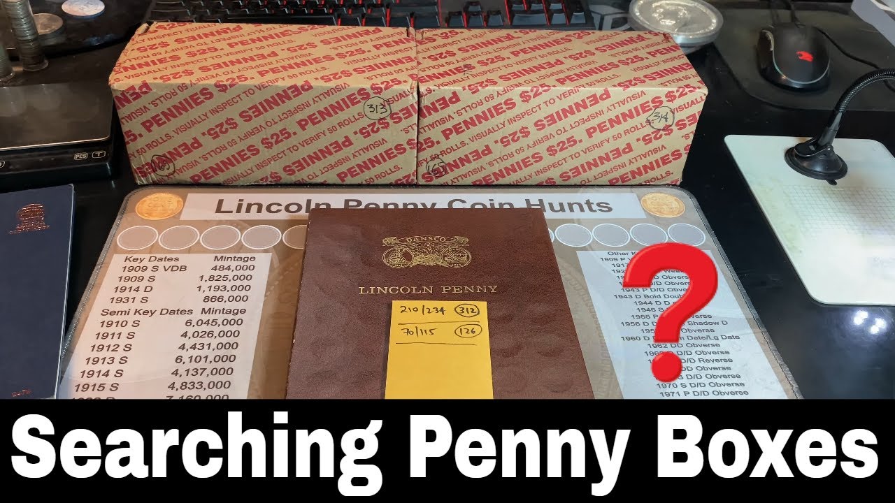 Coin Roll Hunting Pennies - Penny Hunt and Fill #165 - YouTube