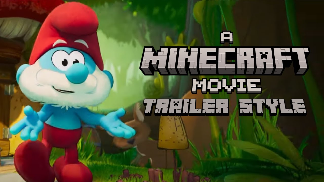 Smurfs (2025) - Trailer (A Minecraft Movie Style)
