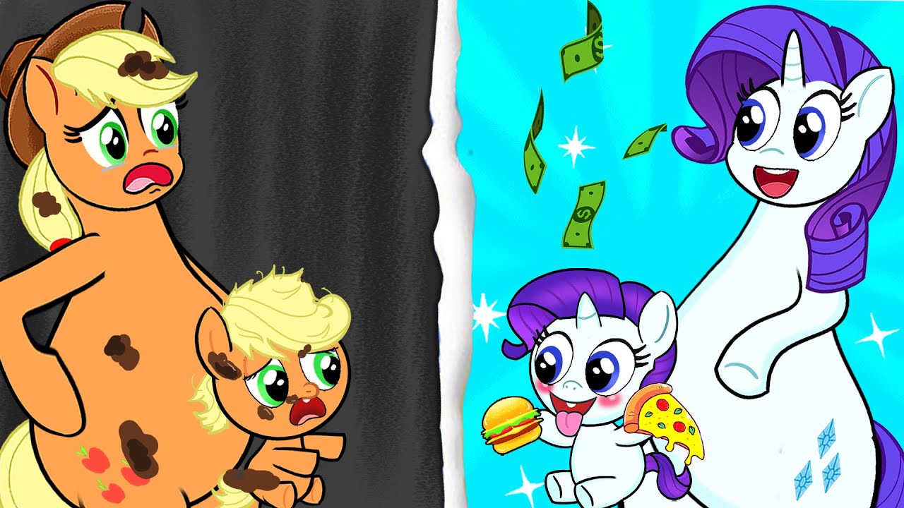 Mlp Birth Rarity Pregnant Apple Jack Vs Pregnant Rarity - MY LITTLE PONY | Stop Motion ...