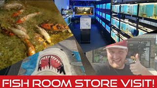 Visiting the Fish Room! Fish Store visit in Fort Dodge, Iowa!