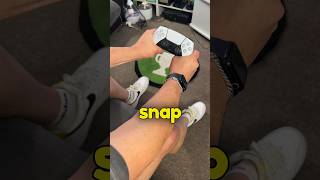I SNAPPED a PS5 controller! Ooops #gaming #playstation