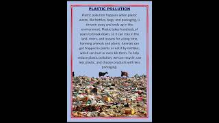 Plastic Pollution |Paragraph on Plastic Pollution | Essay on Plastic Pollution |