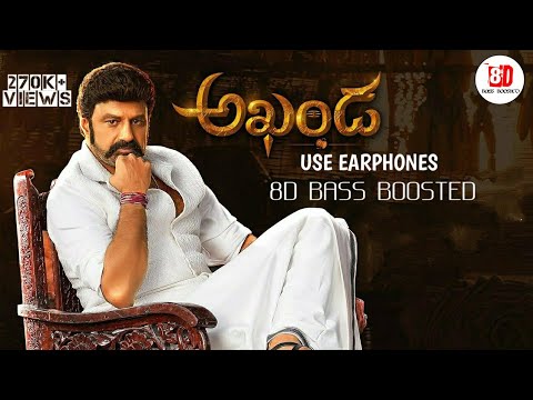 AKHANDA TITLE SONG BASS BOOSTED ||SHANKAR CREATIONS PRESENTS|| USE EARPHONES 🎧#trending 10
